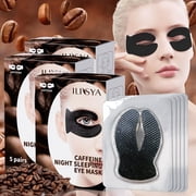 Caffeine sleep Eye Patches, Gel Under Eye Mask for Dark Circles - Puffiness - Eye Bags - Dry Eyes, Under Eye Treatment, Eye Patches Skincare for Adults, 15 Pairs, 3 Boxes