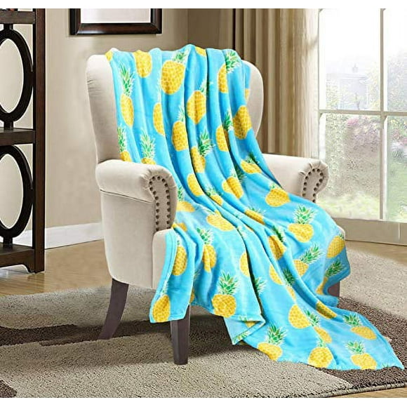 Elegant Comfort Couverture en Velours de Luxe Super Douce Imprimés de Noël en Polaire-Thème de Vacances Décoration Maison Chaude et Confortable pour Literie d'Hiver, Canapé et Cadeau, 50 Pieds x 60 Pieds, Orignal