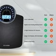 thumbnail image 4 of EILISON Highly Advance 2-in-1 Digital & Analog Weighing Scale for Body Weight-400lbs, 4 High Precison GX Sensor Accurate, Thick Tempered Glass, Extra Large Display(New Black), 4 of 7