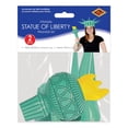 thumbnail image 3 of Beistle - Corona y antorcha inflables con estatua de la Libertad, accesorios de fiesta patriótica, traje del 4 de julio para eventos de desfiles, corona, antorcha de 22 ¼ pulgada, 3 of 7