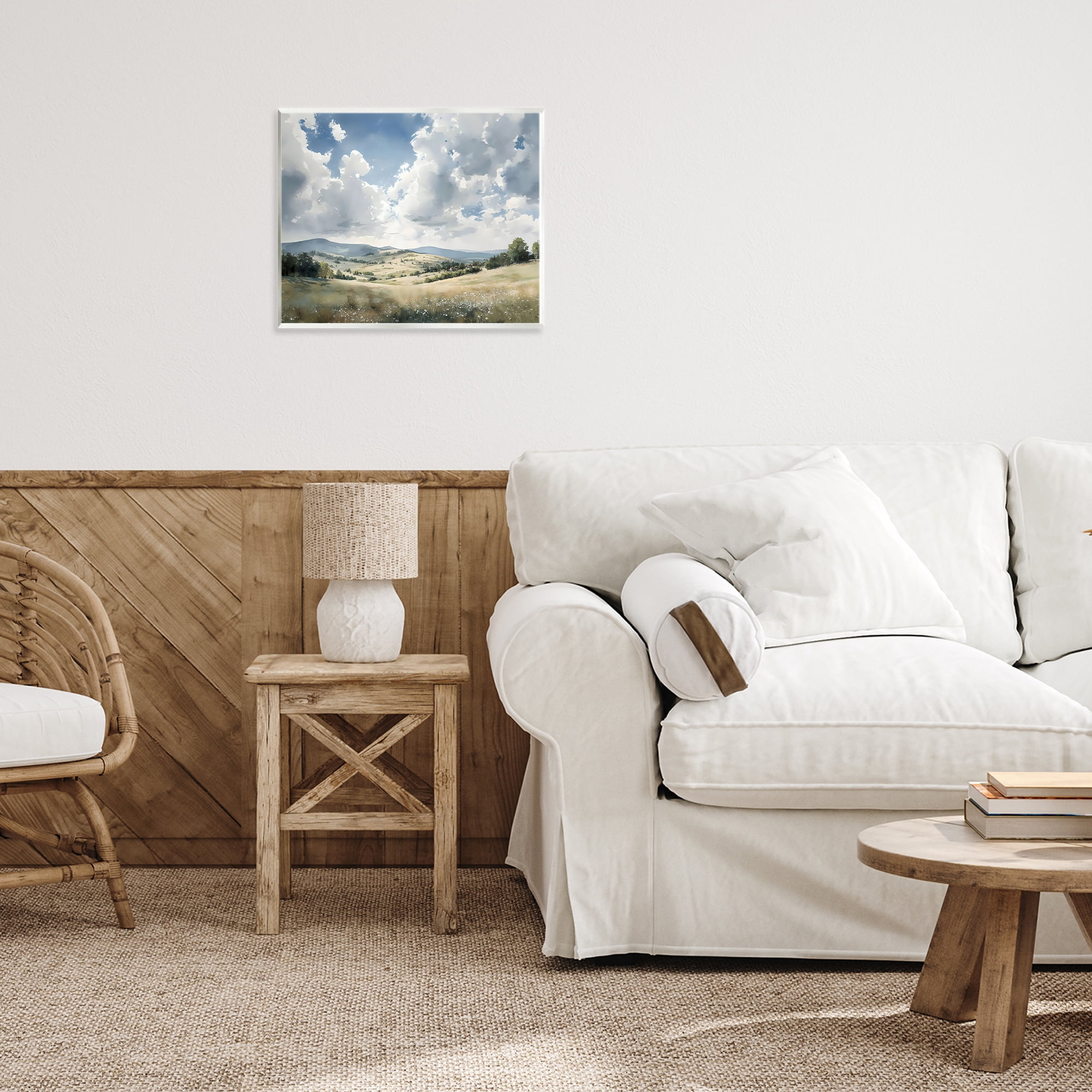 Stupell Industries Cloudy Hills Meadow Wall Plaque Art, design by Franklyn Gregory