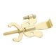 thumbnail image 1 of Cerradura de puerta portátil de seguridad, cerradura de puerta desde el interior, Hardware de viaje, cerradura de puerta de Hotel, casillero de puerta oro con tornillo Macarena Cerradura de puerta portátil, 1 of 8