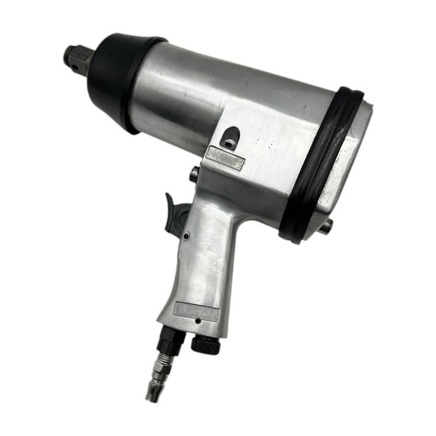 Llave de impacto neumática,Llave de impacto neumática de 1/2" para trabajos pesados,color plateado,Juego de herramientas de llave de impacto neumática ergonómica,Llave de impacto de doble