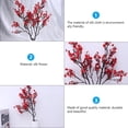 thumbnail image 5 of LOLIPPYY 6-Pack Red Artificial Gypsophila Flowers for Couples, Wedding, Party, Home and Room Decoration Accents, 5 of 8