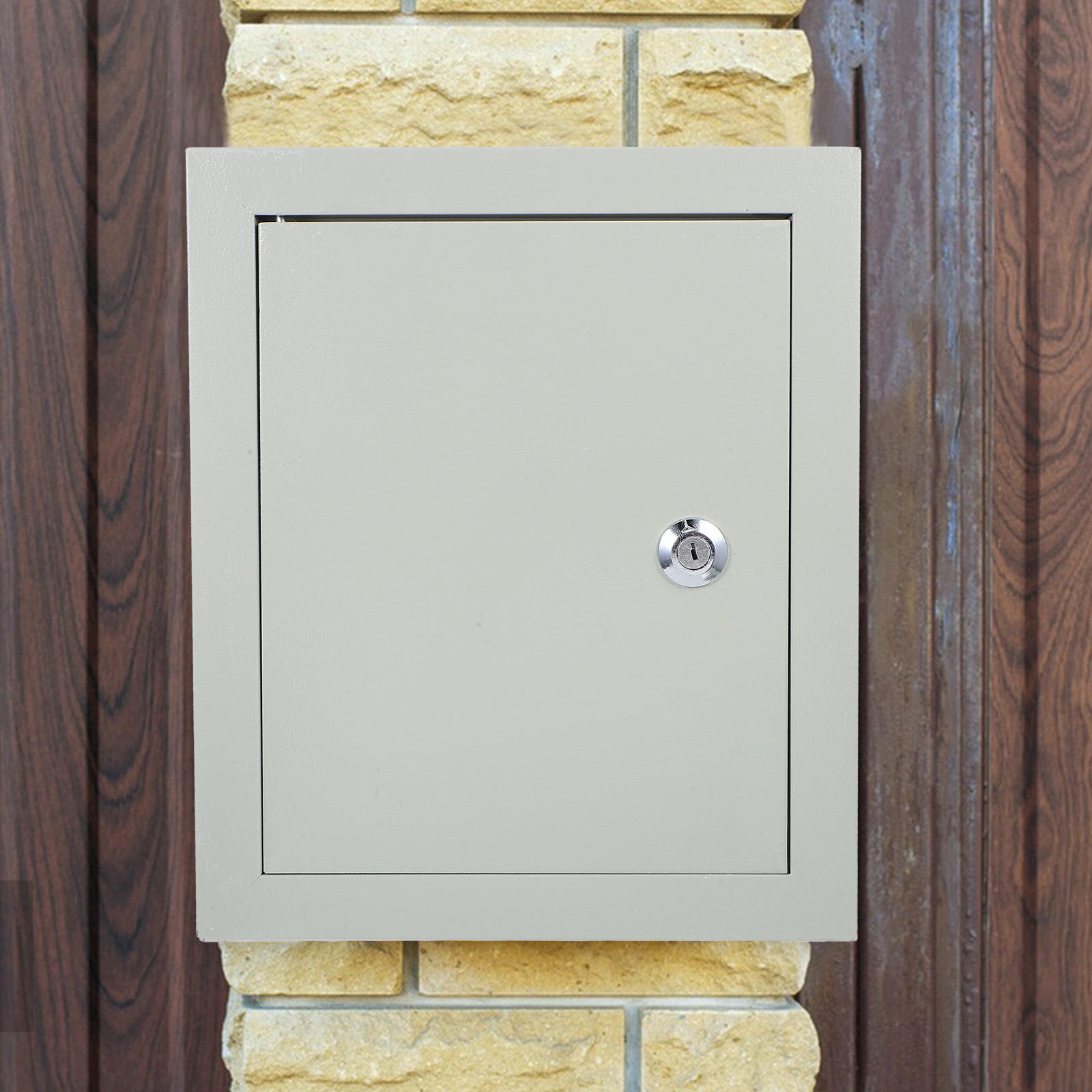 OUNONA Plated Outdoor Electrical Box with Rating, Mount Design for Industrial and Commercial Use