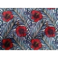 thumbnail image 5 of oneOone Cotton Poplin Red Fabric Tropical Sewing Craft Projects Fabric Prints By Yard 56 Inch Wide, 5 of 5