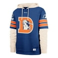 thumbnail image 2 of Men's '47  Royal Denver Broncos Big & Tall Split Zone Cornerback Hoodie, 2 of 3