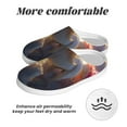 thumbnail image 6 of Kdxio Rainbow Cloud White Horse Women's Men's Slippers Plush Slip-On House Slipper for Winter Indoor Soft Cushion Non-slip Fluffy Slides Slippers-46/47, 6 of 7