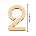 thumbnail image 2 of YOHAVEN 7" Acrylic Number Plates Elegant Stylish Wall Letters Home Address Sign DIY Personalized House Numbers for Entryway Office Home Wall Decorations Modern Look, 2 of 2