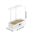 thumbnail image 3 of Jewelry Organizer Storage Rack Necklace Earring Bracelet Holder with Tray and Antislip Hook Desktop Ornaments Display Stand for Women Home Bedroom Dresser Countertop Jewelry Accessories Storage 1 pc, 3 of 6