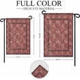 thumbnail image 3 of Boho Garden Flag 12x18 Inch Double Sided, Vintage Flowers Farmhouse Ethnic Winds Red Welcome Yard Flags Outside Banners for Farmhouse Porch Holiday Outdoor Decor All Season, 3 of 6