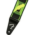 thumbnail image 3 of Correa para guitarra Fender Neon con monograma de 5 cm, verde y amarillo, 3 of 3