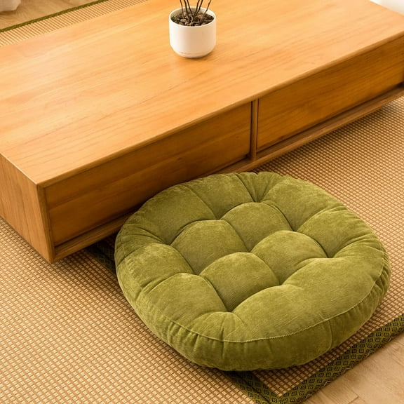 Monebena Floor Pillow Cushions Meditation Pillow Soft Thicken Corduroy Seating Cushion Tatami for Yoga Living Room Coffee Sofa Balcony Kids Pets Outdoor Patio Furniture Cushions 1 PCS