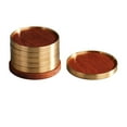 thumbnail image 2 of Posavasos de Madera Perfecl 6 Piezas Multiusos Rojo, 2 of 8
