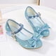 thumbnail image 3 of Zapatos de princesa para niñas, zapatos de cuero con cristales para niñas pequeñas, zapatos de primavera y otoño para niños, zapatos de tacón alto, zapatos para bebés y niños, 3 of 6
