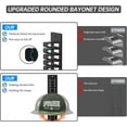 thumbnail image 3 of ADDUDU Hat Rack,Wall-Mounted Hat Organizer for Closet Bedroom RV Living Room - Holds 19 Caps with 3 Usage & 2 Installation Options,1-Pack, 3 of 8