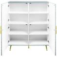 thumbnail image 3 of ACM-AC01032 - ACME Gaines Accent Cabinet, Gray High Gloss Finish, 3 of 4