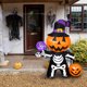 thumbnail image 1 of Inflable De Halloween La Merced Esqueleto Calabaza Plástico Resistente Iluminación Led, 1 of 6