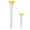Petal shape-Yellow, variant on Plastic Step Down Golfs Tees with Low Friction Golfs Tees Training Holder Professional Practice Tool