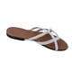 thumbnail image 5 of Amzcrzy Zapatos de mujer,Zapatos de mujer,Zapatillas de mujer, Zapatillas de verano para mujer, diseño retro de cinturón tejido, color liso, planas Sandalias Mujer Zapatillas De Casa, 5 of 5