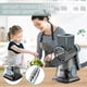 thumbnail image 2 of 3-in-1 Rotary Cheese Grater, Manual Vegetable Slicer and Nut Grinder, Stainless Steel Kitchen Shredder, 2 of 5