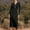 Black, variant on asdoklhq Womens Holiday Dresses Women's Solid Color Lapel Knitted Long Skirt Slim and Temperament Hip Hugging Long Sleeved Dress Black M