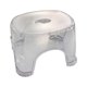 thumbnail image 4 of Taburete de acrílico para baño, taburete para cambiar zapatos, reposapiés transparente, ligero, estable, pequeño banco de ducha, asiento portátil para, 4 of 9