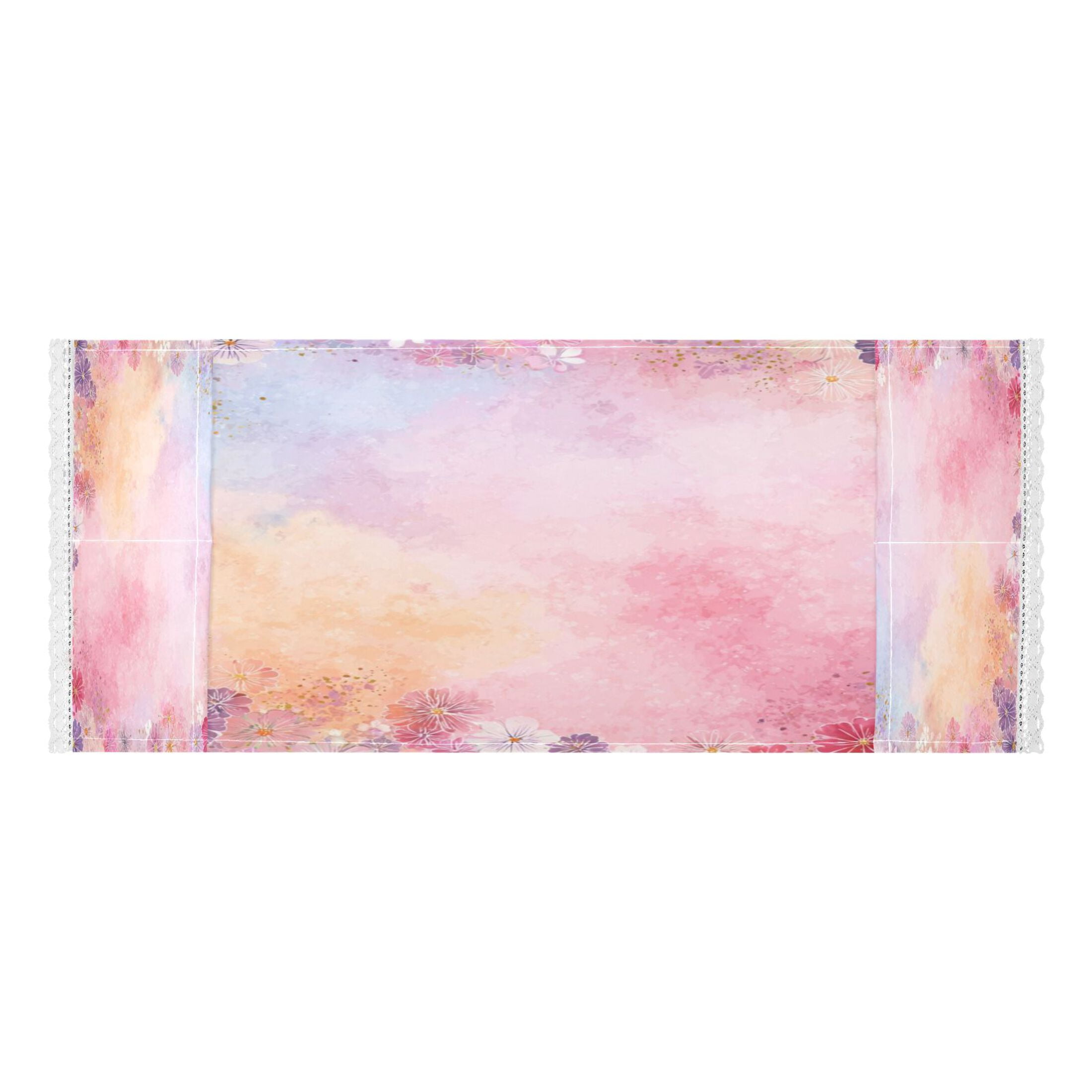 Dustproof Washing Machine Cloth Washer and Dryer Top Covers, Fridge Dust Cover, With Storage Bags Colorful Pastel Floral Pattern