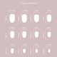 thumbnail image 5 of 24pcs Short Oval False Nails Gold Moon Star Press on Nails Nude Pink Fake Nails Stick on Nails Removable Glue-on Nails Fake Nails Women Girls Nail Art, 5 of 5