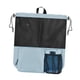 thumbnail image 5 of Mochila de malla con cordón, mochila de viaje, elegante y práctica, para mujeres y hombres. Azul, 5 of 8