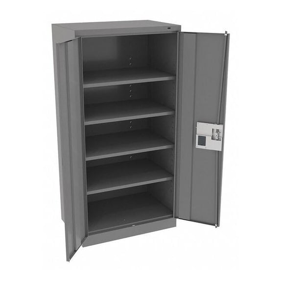 Tennsco Storage Cabinet,72"x36"x24",MdGry,4Shlv 7224ELMG