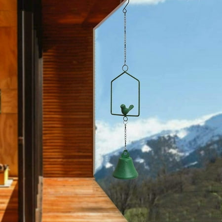 

Chimes Hanging Bells Pendant for Party Yard Wall Outside Decoration - Green