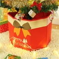 thumbnail image 3 of Yeacher Christmas Tree Foot Holder Snowman Santa Claus Elk Pattern Reusable Christmas Tree Storage Bags, 3 of 8