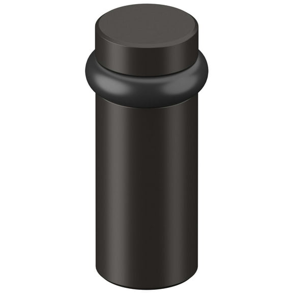 DELTANA Round Universal Floor Bumper 3", Solid Brass (Oil-Rubbed Bronze)