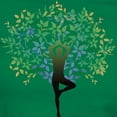 thumbnail image 3 of CafePress - YOGA TREE POSE Women's Dark T Shirt - Women's Traditional Fit Dark T-Shirt, 3 of 4