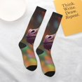 thumbnail image 5 of Balery Rainbow Scales Fantasy Dragon Printed Novelty Socks Men's Women's Crew Socks Sports Socks Knee High Socks Cotton Socks Quirky and Cool Socks, 5 of 9