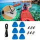 thumbnail image 4 of 6 parches D de PVC, aparejo de cubierta, en D de material acero inoxidable, almohadilla D, para de surf, barco inflable, Azul DYNWAVEMX Almohadilla de remiendo del anillo, 4 of 8