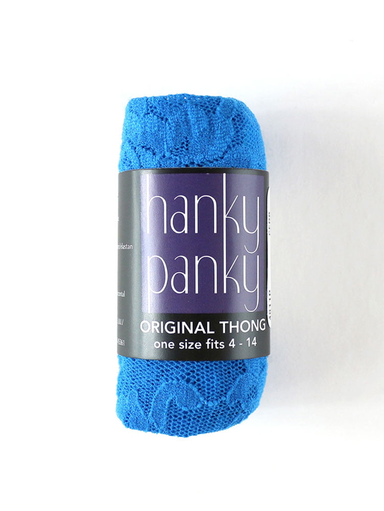 Hanky Panky Signature Lace Stretch Original Rise Thong, Cranberry