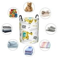 thumbnail image 6 of Fotbe Dinosaur on Excavator Laundry Basket with Handles, Waterproof Large Laundry Hamper, Wash Bag for Corner Dorm, Rolling Laundry Basket with Handles-Small, 6 of 8