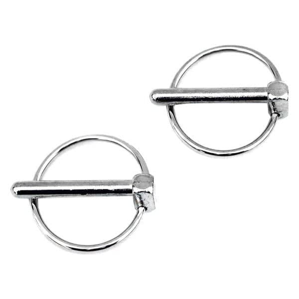 Racing Power R4097X Chrome Replacement 1/4 Flip-Over Pin (Package Of 2)