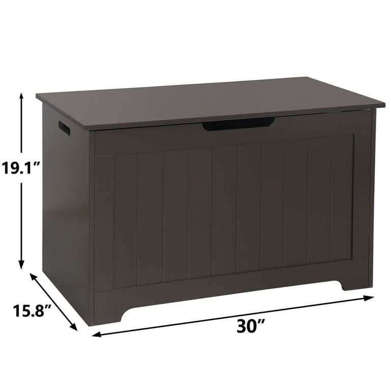ZENSTYLE Lift Top Entryway Storage Toy Chest/Bench with 2 Safety