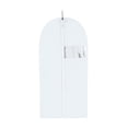 thumbnail image 1 of Coat Covers 42"x24" Zippered for Guest Closets White Non-Woven Poly Fabric Washable Packing 6's / Box, 1 of 2