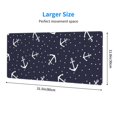 thumbnail image 2 of Rocae Anchors for Gaming Mouse Pad, Mouse Pad Large, Office Computer Keyboard Mousepad, Keyboard and Mouse Pad with Stitched Edges,31.5 x 11.8 in, 2 of 5