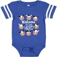 thumbnail image 3 of Inktastic Welcome to the Herd with Cute Black and White Holstein Cows Boys or Girls Baby Bodysuit, 3 of 5