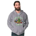 thumbnail image 5 of Smurfs Holiday Christmas Cheer Zip Up Hoodie Men's Women's Brisco Brands S, 5 of 6