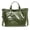 Green, variant on Womens Tote Bag Glossy PU Waterproof Tote Bags with Shoulder Strap Letter Print Retro Crossbody Bag for Work Travel, Green