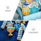 thumbnail image 4 of ColoMX 4 Uds Hanukkah Menorah cortador de galletas moldes para hornear galletas de acero inoxidable, 4 of 7