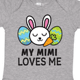 thumbnail image 4 of Inktastic My Mimi Loves Me with Bunny and Easter Eggs Boys or Girls Baby Bodysuit, 4 of 5