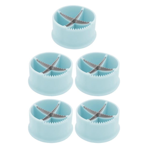 Ounissouiy Abridor de castañas de plástico de acero inoxidable, desgranador abierto de nueces, galleta de castañas portátil de mano, azul Type2 NO2 Ounissouiy CBP027980