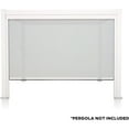 thumbnail image 6 of Mirador 111S Outdoor Pergola Aluminum Pull Down Privacy Screen 13' Side, White(Not Pergola), 6 of 6